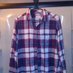 Long sleeved flannel button up